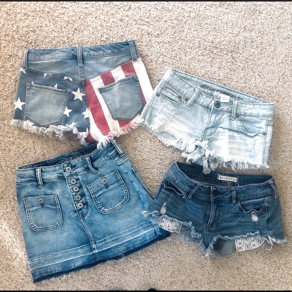 4 PIECE SUMMER DENIM BUNDLE!!!